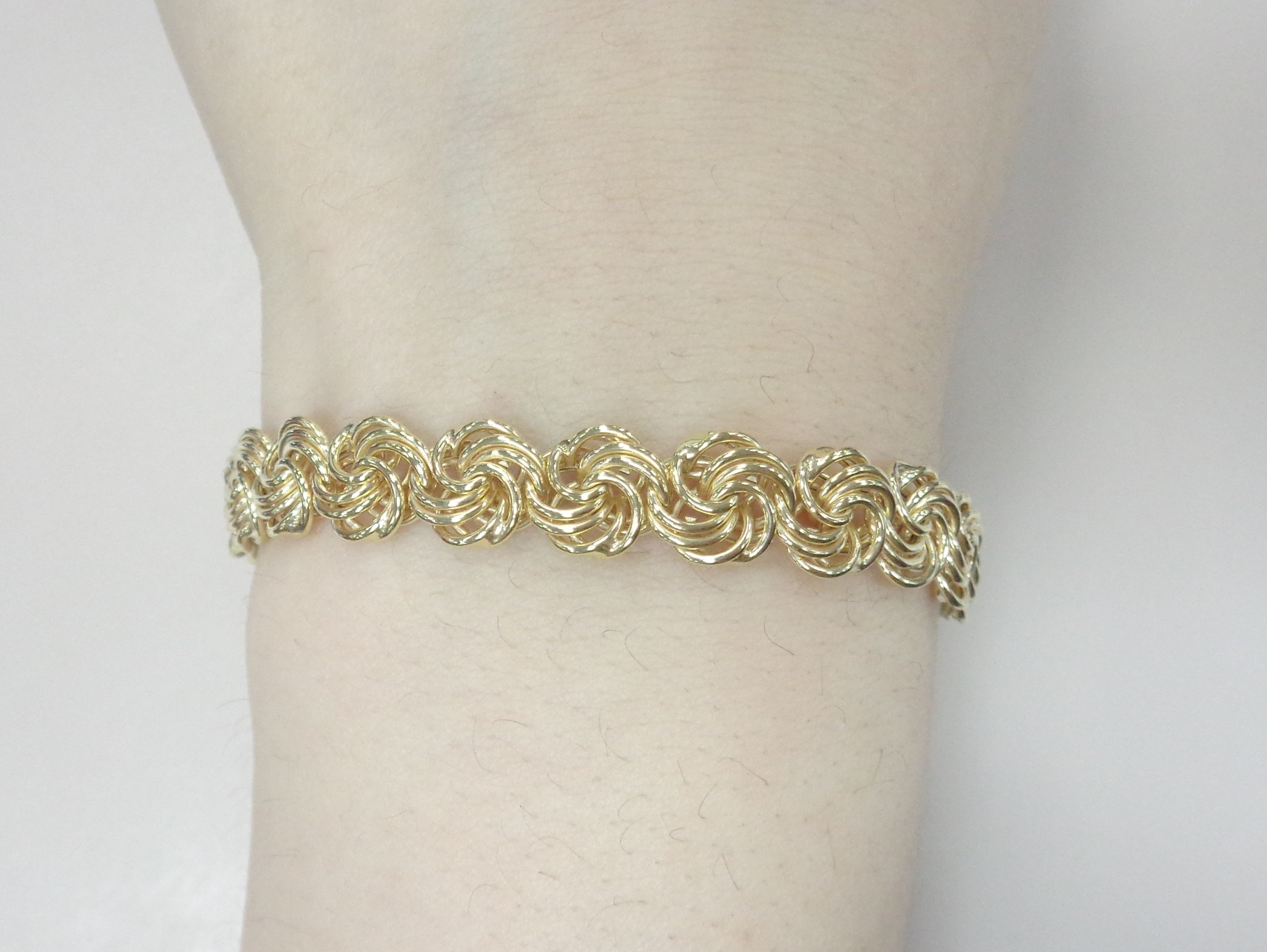 Серебряный браслет плетение "Фантазийное"